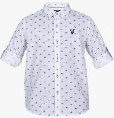 Urban Scottish Off White Casual Shirt boys