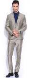 V Dot By Van Heusen Taupe Single Breasted Formal Suit men