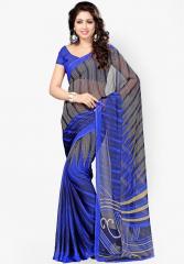 Vaamsi Grey Printed Saree women