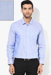 Van Heusen Blue Striper Slim Fit Formal Shirt men