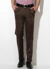 Van Heusen Brown Formal Trousers men