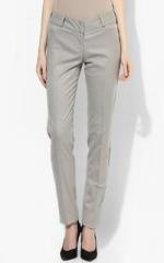 Van Heusen Grey Solid Chinos women