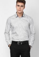 Van Heusen Grey Striper Formal Shirt men