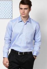 Van Heusen Light Blue Solid Formal Shirt men