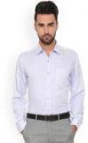 Van Heusen Men Blue Regular Fit Checked Formal Shirt