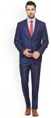 Van Heusen Navy Blue Slim Fit Single Breasted Formal Suit men