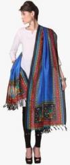 Varanga Blue Printed Dupatta women