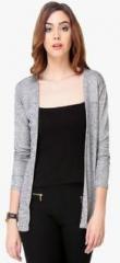 Varanga Grey Solid Shrug women