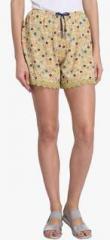 Vero Moda Beige Printed Shorts women