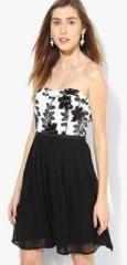 Vero Moda Black Colored Embroidered Shift Dress women