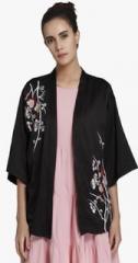 Vero Moda Black Embroidered Shrug women