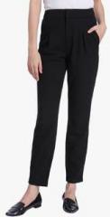 Vero Moda Black Solid Chinos women