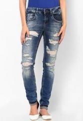 Vero Moda Blue Low Waist Jeans women