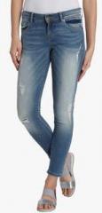 Vero Moda Blue Mid Rise Regular Jeans women