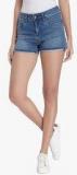 Vero Moda Blue Solid Shorts women