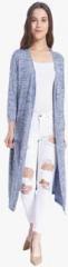 Vero Moda Blue Solid Shrug women