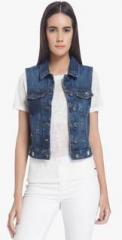 Vero Moda Blue Washed Summer Jacket women