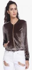 Vero Moda Brown Solid Summer Jacket women