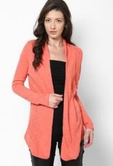 Vero Moda Full Sleeve Pink Solid Shrug women