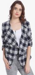 Vero Moda Grey Checked Shrug women