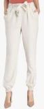 Vero Moda Grey Solid Regular Fit Chinos women