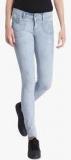 Vero Moda Light Blue Washed Mid Rise Regular Jeans women