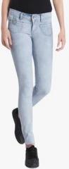 Vero Moda Light Blue Washed Mid Rise Regular Jeans women