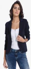 Vero Moda Navy Blue Solid Summer Jacket women