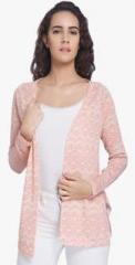 Vero Moda Peach Printed Shrug women