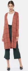 Vero Moda Rust Checked Shrugs women