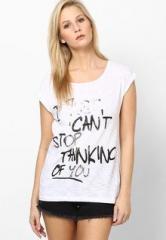 Vero Moda White Cap Sleeve T Shirt women