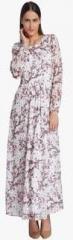 Vero Moda White Coloured Printed Maxi Dress women