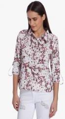 Vero Moda White Printed Shirt women