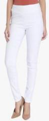 Vero Moda White Solid Jeggings women