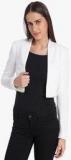 Vero Moda White Solid Summer Jacket women