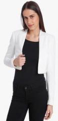 Vero Moda White Solid Summer Jacket women