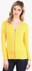 Vibe Yellow Cotton Sweater