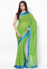 Vishal Georgette Green Saree women