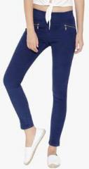 Westwood Blue Solid Jeggings women