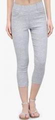 Westwood Grey Printed Capri women