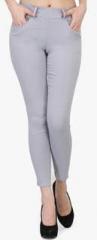 Westwood Grey Solid Jeggings women