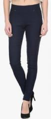 Westwood Navy Blue Solid Jeggings women