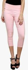 Westwood Pink Solid Capri women