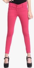 Westwood Pink Solid Jegging women