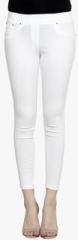 Westwood White Solid Jegging women