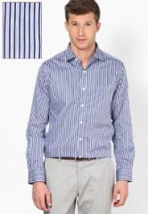 Wills Lifestyle Blue Formal Shirt men