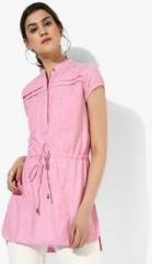 Wills Lifestyle Pink Solid Tunic women