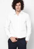 Wills Lifestyle White Solid Formal Shirt Men