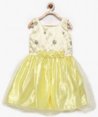 Winakki Yellow Embellished Party Dress girls