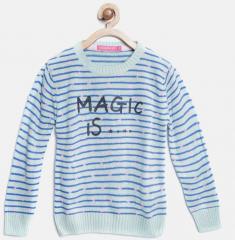 Wingsfield Blue Striped Pullover girls